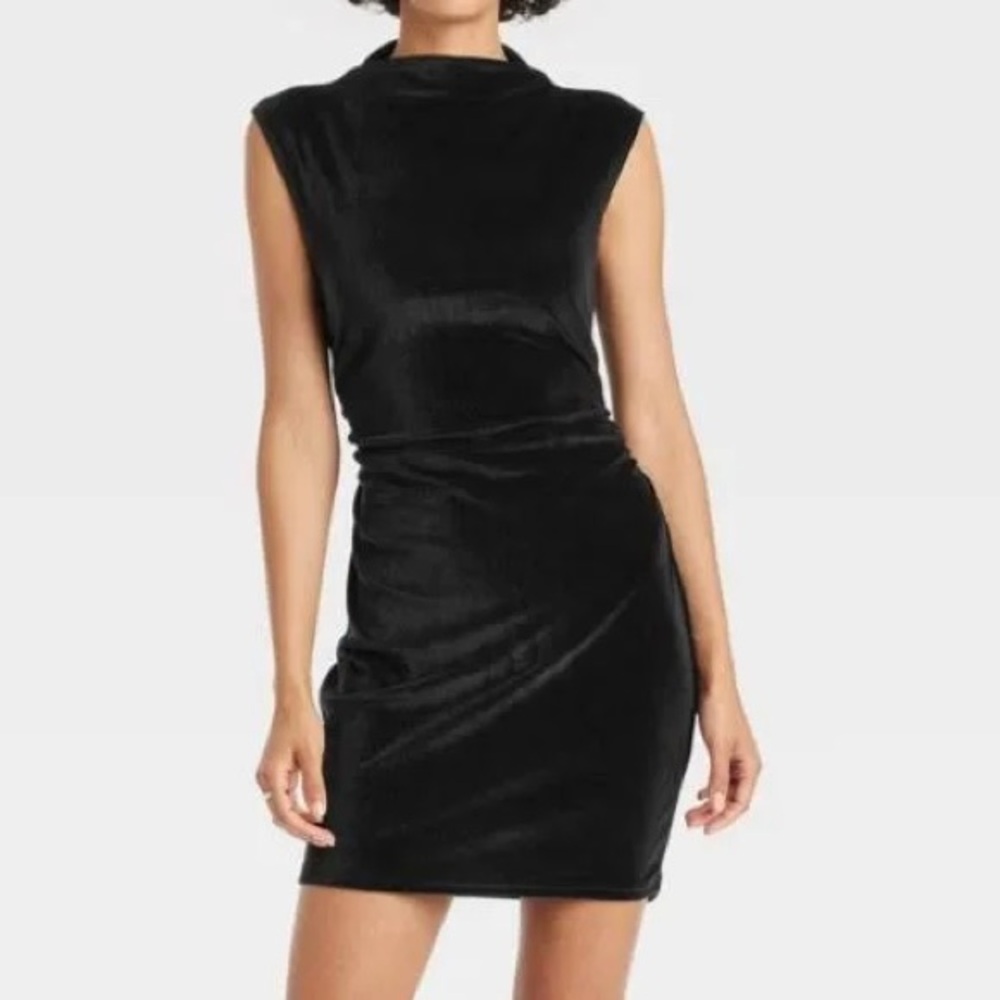 Mini Velvet Ruched Dress from A New Day